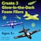 Creativity for Kids® Stunt Squadron™ Glow-in-the-Dark Foam Flier Kit
